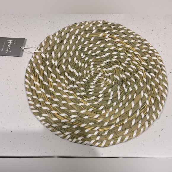 Mrs Hinch Natural Wicker Place Mats table mats x2 33cm brand new with tags - Picture 7 of 7
